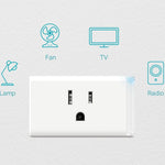 Conector de corriente enchufe wifi, encienda y apague cualquier aparato electrónico a través de su celular