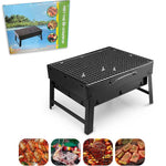 Parrilla Barbacoa, BBQ Portátil 3-5 Personas para Acampar, Picnic al Aire Libre, Terraza y Jardín.