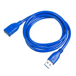 Cable de extensión USB 3.0 de macho a hembra de 1 metro