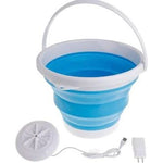 Mini lavadora portátil y plegable, capaz de esterilizar la ropa.