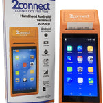 PDA, Asistente personal digital con sistema Android 6.0 e impresora térmica de 58mm, admite sim y WIFI