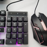 TECLADO Y MOUSE GAMING USB CON LUZ LED