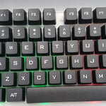 TECLADO Y MOUSE GAMING USB CON LUZ LED