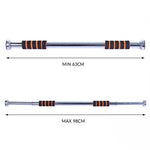Barra de ejercicio horizontal extensibles para puertas