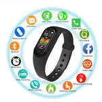 Smartwatch fitness M5, notifica tus mensajes y monitorea tu salud