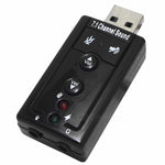 Adaptador USB de sonido - audio para PC 7.1