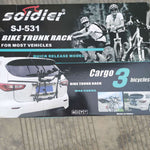 Rack de vehículo, porta bicicletas de 3