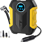 Bomba de aire portátil 12v con linterna LED para neumáticos de emergencia para coches, motocicletas, bicicletas y globos.