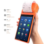 PDA, Asistente personal digital con sistema Android 6.0 e impresora térmica de 58mm, admite sim y WIFI