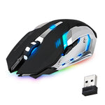 Mouse gaminng X70, 2.4 GHz inalámbrico recargable
