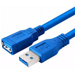 Cable de extensión USB 3.0 de macho a hembra de 1 metro