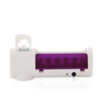 Porta cepillo con luz ultravioleta