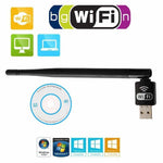 Adaptador USB Wifi con antena para mayor alcance