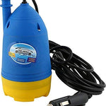 Bomba de agua portátil para vehículo sumergible con pistola de agua + manguera Especial de 10 m.