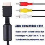 Cable RCA para Play Station PS1 PS2 PS3