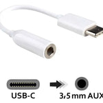 Adaptador de audifonos con conector tipo C