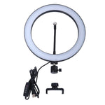Aro de luz de 8 pulgadas con tripode de 200 cms