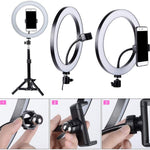Aro de luz de 12 pulgadas mas tripode de 200 cms