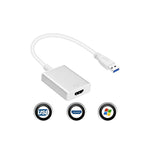Adaptador USB a HDMI 3.0 (Proyecta pantalla HDMI a traves del puerto USB)