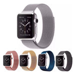 Correa de metal milanesa para Apple Watch band