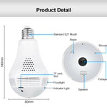 Bombillo led con cámara wifi (ideal para monitorear de manera discreta)