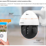 Camara tipo domo WIFI 360 grados de exterior a prueba de agua