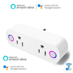 Enchufe inteligente, conector plug wifi 2 en 1 para Alexa y Google Home