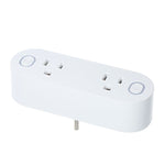 Enchufe inteligente, conector plug wifi 2 en 1 para Alexa y Google Home