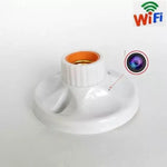Zócalo de bombillo con cámara WiFi incluida.