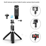 Selfie Stick y tripode con control bluetooth para tomar fotos