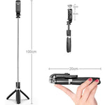 Selfie Stick y tripode con control bluetooth para tomar fotos