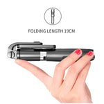 Selfie Stick y tripode con control bluetooth para tomar fotos