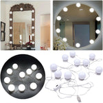 Juegos de luces led para espejos (10) con conector USB