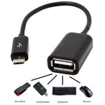 OTG V8 micro USB conecta dispositivo USB a tu celular