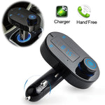 Adaptador para radio via FM con función bluetooth, USB, micro SD y AUX - T9S