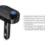 Adaptador para radio via FM con función bluetooth, USB, micro SD y AUX - T9S
