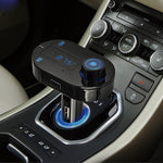 Adaptador para radio via FM con función bluetooth, USB, micro SD y AUX - T9S