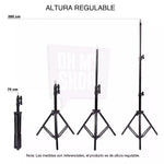 Aro de luz de 10 pulgadas mas tripode de 200 cms