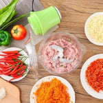 Triturador de carne, alimentos o frutas de acero inoxidable