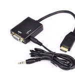Adaptador convertidor HDMI macho a VGA