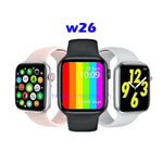 Smartwatch w26 reloj inteligente con función de medir temperatura - replica exacta del serie 6