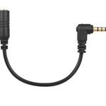 Adaptador de micrófono con conector TRS a TRRS (dos polos a 3 polos)