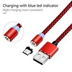 Cable magnetico USB 3 en 1 (Micro USB, Tipo C y Lightning)