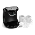 Cafetera eléctrica, incluye 2 tazas