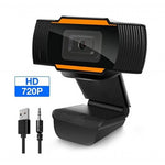 Cámara web USB 720P HD con micrófono integrado, ideal para reuniones, fotos o videos