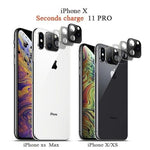 Sticker Fake camara para iphone X/XS/XS MAX Convierte tu iPhone en 11