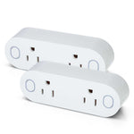Enchufe inteligente, conector plug wifi 2 en 1 para Alexa y Google Home