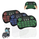 Mini teclado con luz para Smart TV, TV Box, PC o Laptop