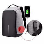 Mochila antirrobo impermeable con puerto de carga USB